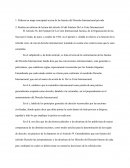 Mapa conceptual acerca de las fuentes del Derecho Internacional privado