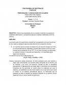 PREPARACIÓN Y COAGULACIÓN DE COLOIDES