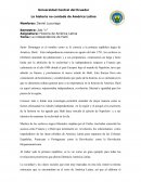 Tema: La independencia de Haití