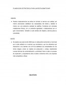 Planeacion estrategica de un restaurante