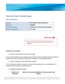 Filosofia antigua Actividad