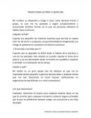 TRAYECTORIA LECTORA Y ESCRITURA