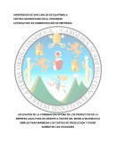 APLICACIÓN DE LA COMBINACIÓN OPTIMA DE LOS PRODUCTOS DE LA EMPRESA AGUA PURA DE ORIENTE A TRAVÉS DEL MODELO MATEMÁTICO SIMPLEX PARA MINIMIZAR LOS COSTOS DE PRODUCCIÓN Y PODER AUMENTAR LAS UTILIDADES