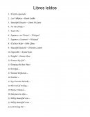 Listado de libros resumen