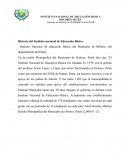 Instituto Nacional de educación Básica del Municipio de Dolores, del departamento del Petén.