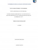 Control interno gubernamental y su influencia en la ejecución presupuestal