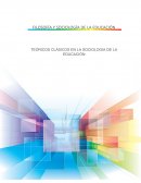 FILOSOFÍA Y SOCIOLOGÍA DE LA EDUCACIÓN[