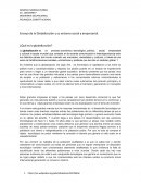 Ensayo de la Globalización y su entorno social y empresarial.