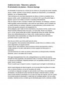 Análisis resumen - El almohadón de plumas