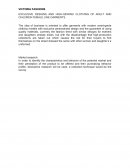 EXCLUSIVE DESIGNS AND HIGH-SEWING CLOTHING OF ADULT AND CHILDREN FEMALE LINE GARMENTS.