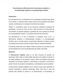 Concordancias y diferencias entre la neurociencia cognitiva, la neuropsicología cognitiva y la neuropsicología soviética