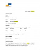 Solicitud de materiales ensayo