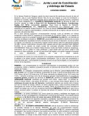 Junta local Acta administrativa