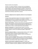 Situación jurídica de los migrantes