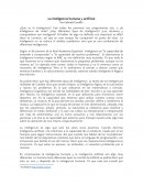 La inteligencia humana y artificial