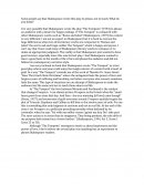 Analisis de La tempestad - William Shakespeare