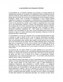 La personalidad como búsqueda de felicidad.