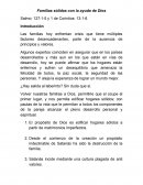 Familias solidas con Dios