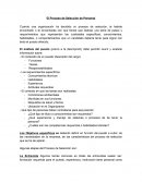 El Proceso de Selección de Personal