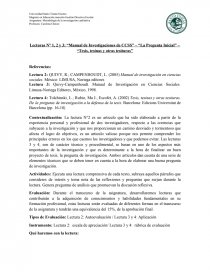 Manual de Investigaciones de CCSS. Página 1