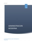 Administracion moderna