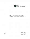 Separación de mezclas