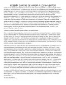 Reseña de Carta de amor a los muertos