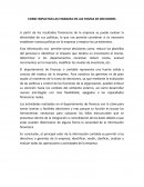 Impacto de las finanzas en la toma de decisiones