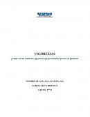 ¿Cuáles son las conductas vigoréxicas que presentan los jóvenes en gimnasio?