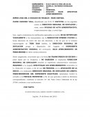 Solicita hacer efectivos apercibimientos