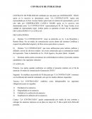Ejemplo de contrato empresa de publicidad