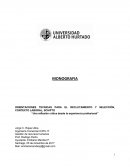 ORIENTACIONES TECNICAS PARA EL RECLUTAMIENTO Y SELECCIÓN, CONTEXTO LABORAL, SCHIPTO