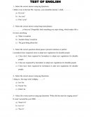 Examen de ingles UTI 6To Nivel