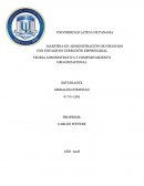 TEORIA ADMINISTRATIVA Y COMPORTAMIENTO ORGANIZACIONAL