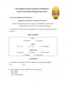 Asignatura Formulación y Evaluación De Proyectos