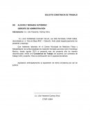 SOLICITO CONSTANCIA DE TRABAJO
