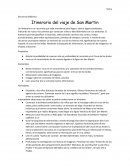 Itinerario del viaje de San Martin