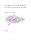 Violencia de genero en la secundaria