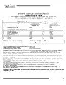 DIRECCION GENERAL DE SERVICIOS URBANOS