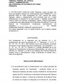 Recurso de Nulidad de PAMA