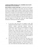 Juicio Ejecutivo Común DEMANDA