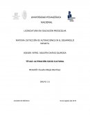 Alteración socio cultural. Obesidad infantil