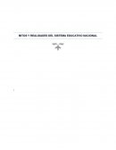 Mitos y Realidades del Sistema Educativo Nacional