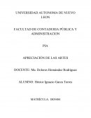 PIA APRECIACIÓN DE LAS ARTES