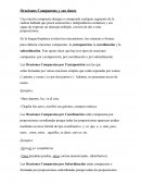Oraciones Compuestas y sus clases