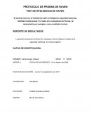 PROTOCOLO DE PRUEBA DE RAVEN