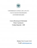 Trabajo integrador: planeamiento Curricular, Psi Social, Psi Evolutiva, Filosofía