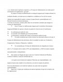 Responsabilidades de los Órganos de apoyo al Consejo