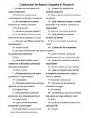 Cuestionario De Repaso Geografía 6° Bloque IV