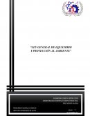 Ley general de equilibrio y protección al ambiente